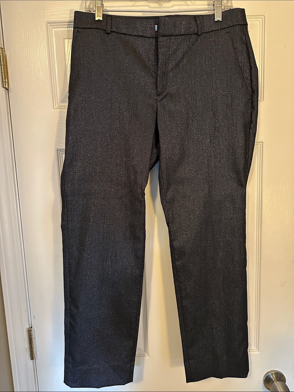 Banana Republic Women’s Sparkle Trousers - BLACK. Size 8 Avery style